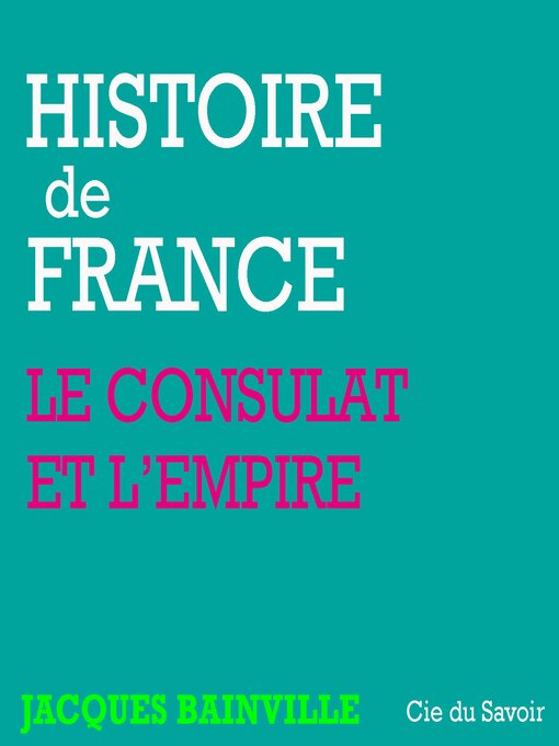 Title details for Histoire de France by Jacques Bainville - Available